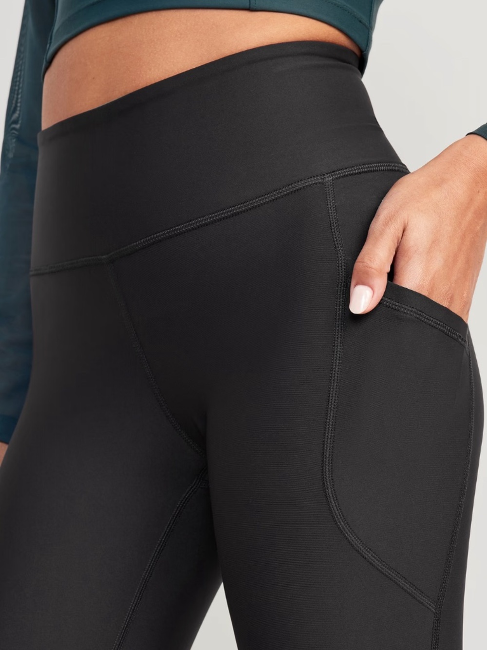 Old Navy High Rise PowerSoft Leggings - Picture 3 of 3